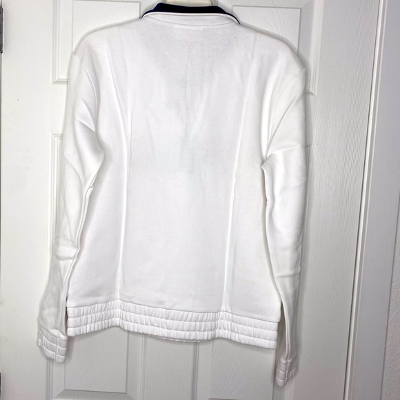 FILA Logo 1/4 Zip Pullover Sweatshirt Hoodie. Size M - Picture 4 of 7